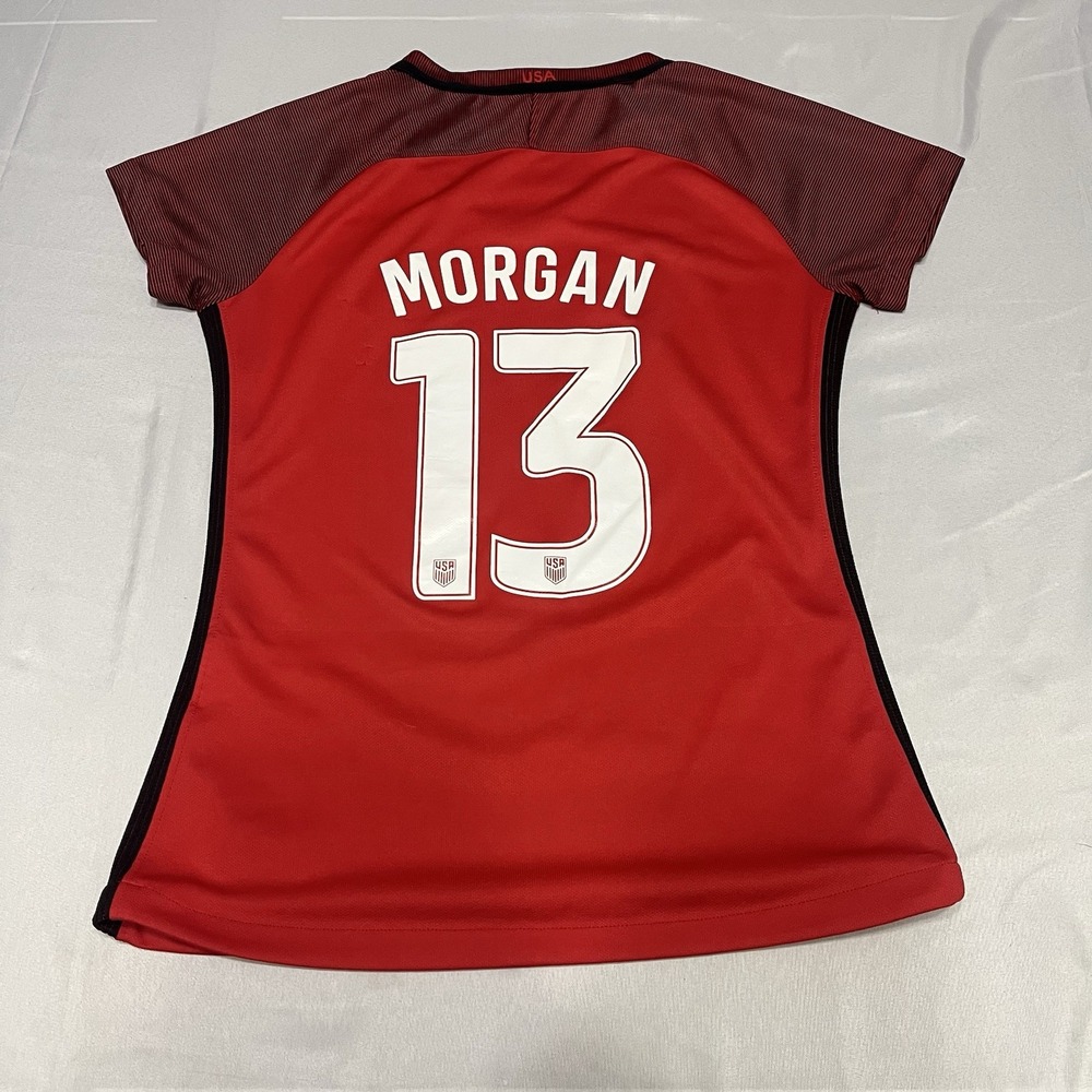 Nike USA Women's National Team 2017 Away Alex Morgan Jersey Women's M USWNT